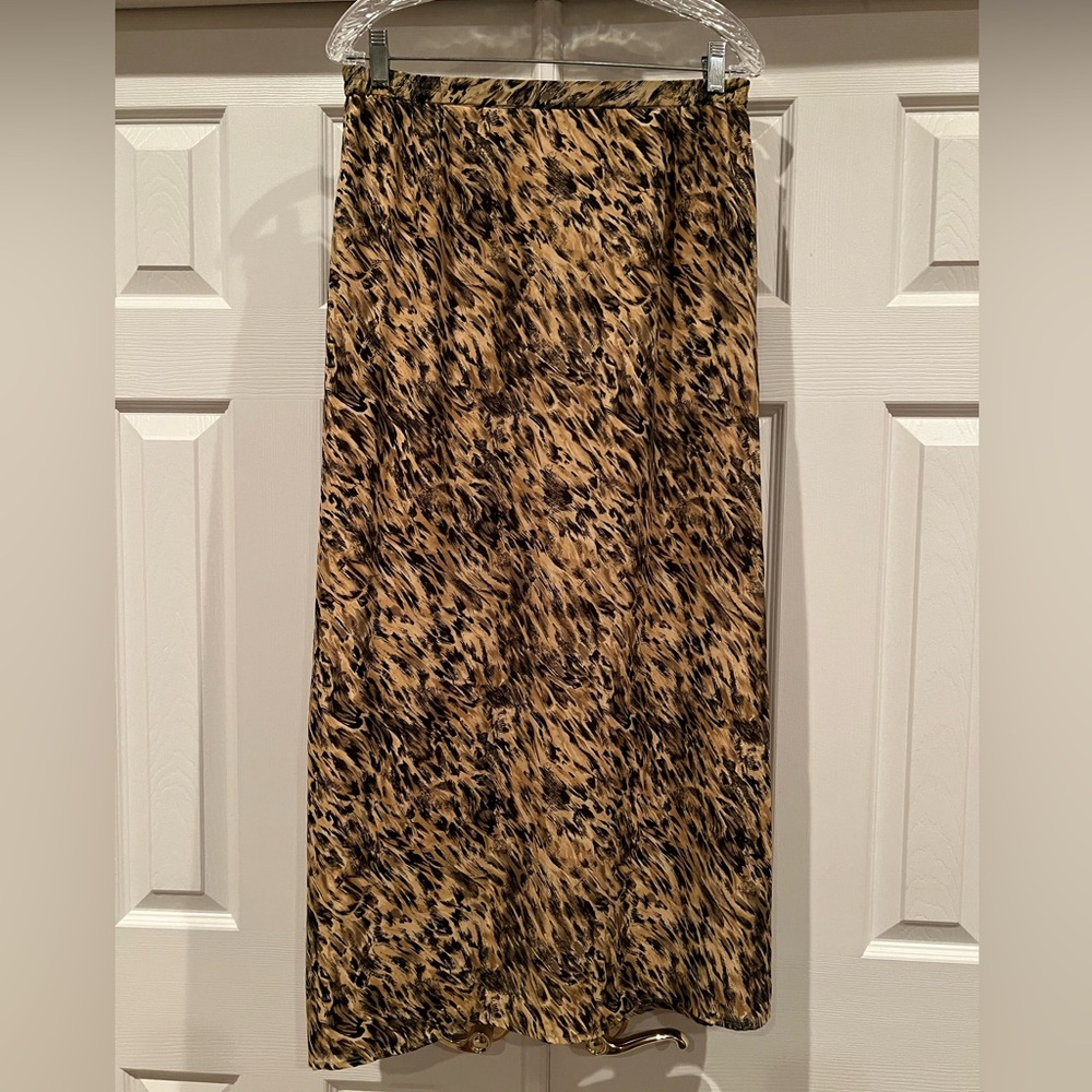 Coldwater Creek Leopard Print Maxi Skirt - Size M